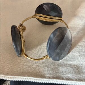 Bourbon and Bowties Black and Gold Bracelet